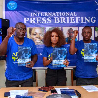 Africa water activists resist corporate privatisation as World Bank meets