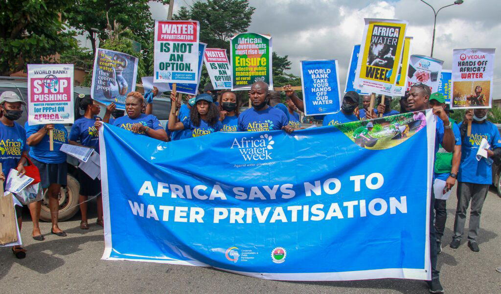 CSOs, labour march on Lagos ministry, demand end to water privatisation
