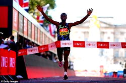 Ethiopia’s Sisay Lemma wins men’s London Marathon