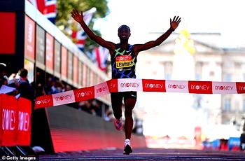 Ethiopia’s Sisay Lemma wins men’s London Marathon