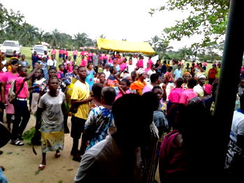 Community women protest, accuse school principal of extortion in Delta