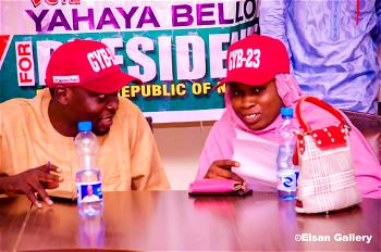 2023: Group drums support for Yahaya Bello