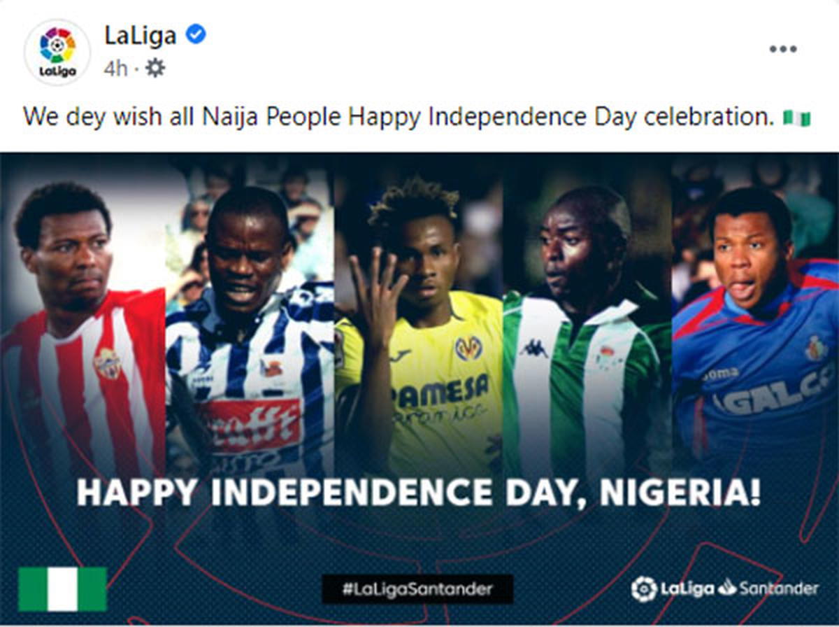 LaLiga celebrates Independence Day with Nigeria