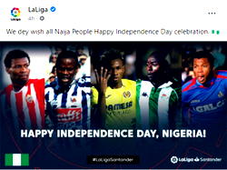 LaLiga celebrates Independence Day with Nigeria