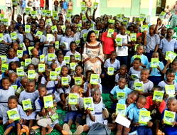 Benue First Lady reads to Benue pupils in Read Aloud initiative to revive reading culture in children