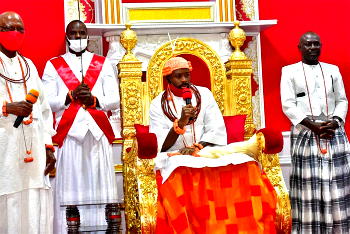 PHOTOS: Olu of Warri’s abolition of Ologbotsere title