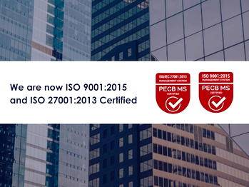 Union Systems achieves ISO 9001 and ISO 27001 Certifications