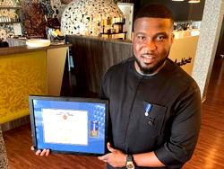 Nigerian-American mechanical engineer, Victor Chiagoziem Aruwah receives Civilian Service Achievement Medal in Germany