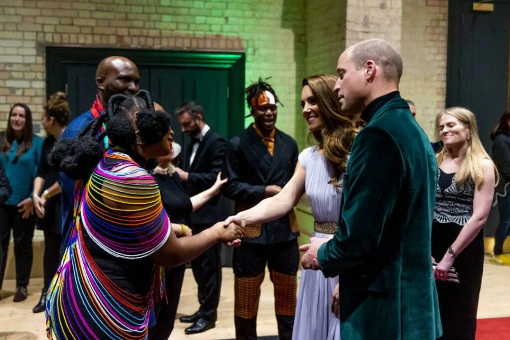 Yemi Alade performs for Royal family at Earthshot Prize Awards