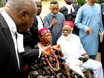 Nnamdi Kanu trial: Former Anambra gov, Ezeife, barred from entering court premises