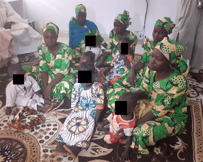 [PHOTOS] Boko Haram Escapees: Zulum receives 6 girls, pregnant schoolgirl, 9 children