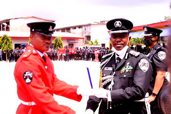 SPY Police Academy: Kehinde Bankole bags awards as best in academics, distinguished student