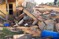 BREAKING: 10 dead, 8 rescued, others trapped as Church building collapses in Delta during first service