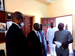 Ejeben bags award, donates Library to SLT Dept, University of Benin