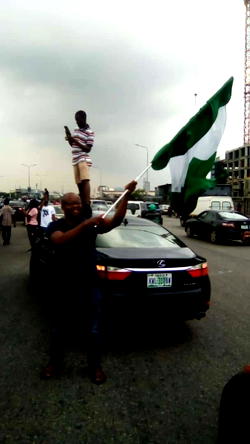 Photos: Nigerian youths marking ENDSARS anniversary