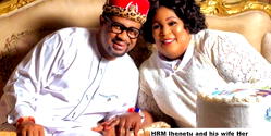 Her Majesty Ugoze Liberty celebrates Eze Ndigbo Ghana, HRM Ihenetu on birthday