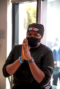 Meet Nigerian woman, Gift Solomon who made history as UAE’s first female delivery rider