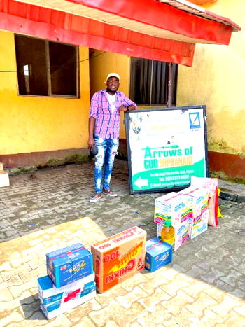 Madu donates food items, others to Orphanage