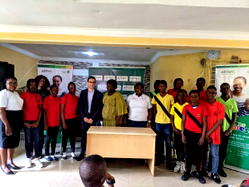 Advans Nigeria celebrates World Savings Day with students, donates audio-visual equipment