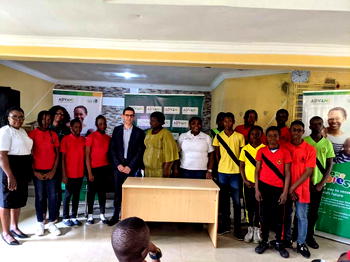 Advans Nigeria celebrates World Savings Day with students, donates audio-visual equipment