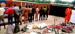 Ondo Amotekun intercepts busload of weapons in tiger nuts sacks, nabs 18