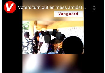 Voters turn out en mass amidst palpable fear at Polling unit 17 ward 13 Isuofia, Aguata Anambra state