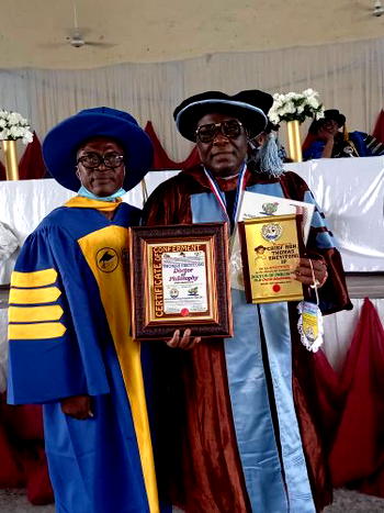 Warri political group felicitates with Ereyitomi over Doctorate award