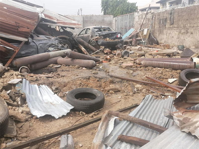 UPDATED: Many feared killed as gas explosion rocks Ladipo in Lagos