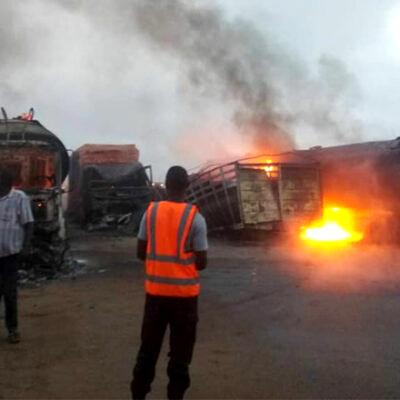 5 die as fuel tanker explodes on Lagos-Ibadan Expressway