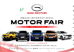 GAC Motor is Key Sponsor at the 21st Abuja International Motor Fair