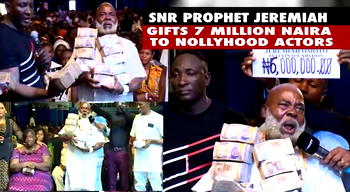 Prophet Jeremiah gifts Nollywood actor, Emeka Ani, others N7 million for health challenge