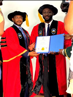 Nollywood Actor, Uzee conferred with Doctorate Degree by University Togo