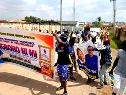 Igboho’s supporters protest in Ibadan, call for his unconditional release