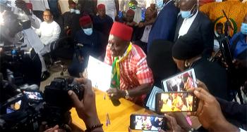 PHOTOS: INEC presents Certificate of Return to Soludo, Anambra governor-elect