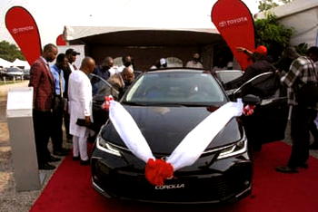 New Toyota Corolla unveiled at Abuja Motor Fair