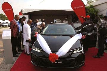 New Toyota Corolla unveiled at Abuja Motor Fair