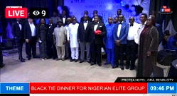 Garlands, awards for Nigerian Elites at Black Tie Dinner Night in Benin