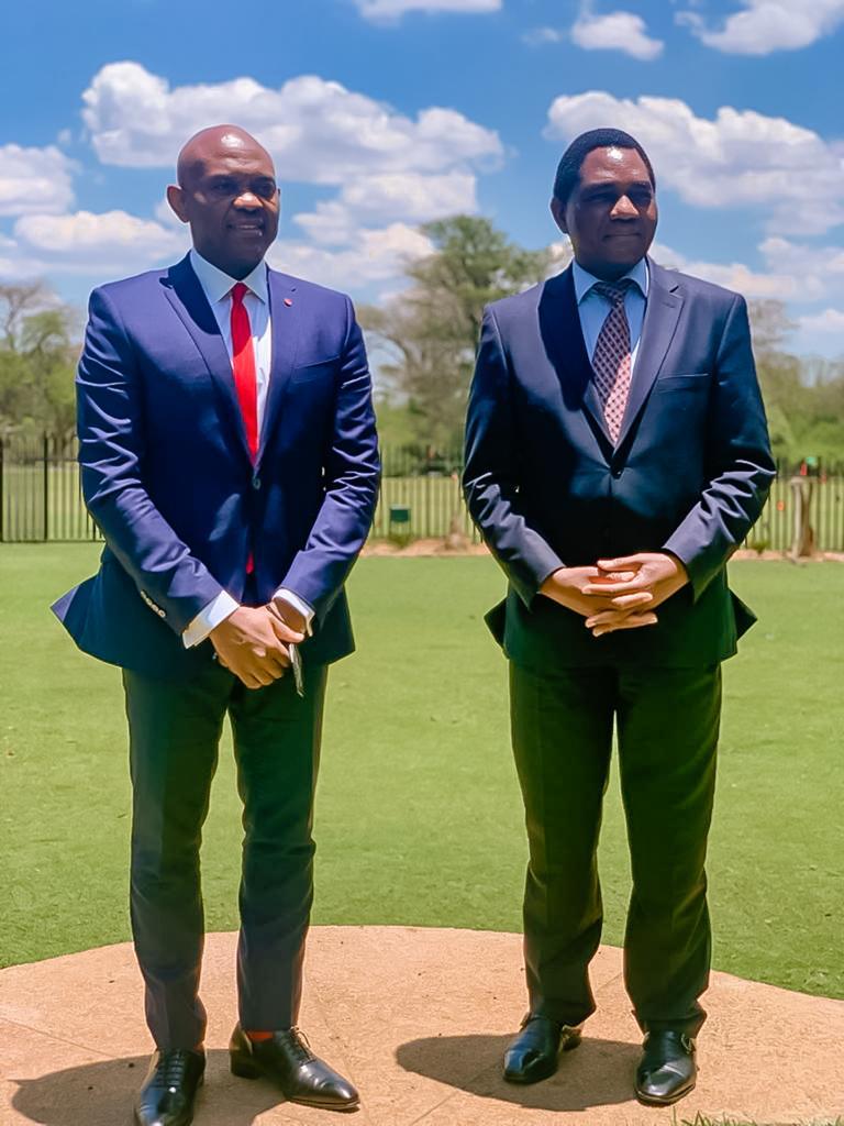 Visit of Chairman to Zambia 3 PHOTOS: Group Chairman, UBA, Tony Elumelu visits Zambian President