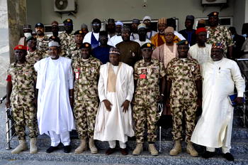 Army Chief, Yahaya in Gombe, urges Inter-agency cooperation; meets Gov Inuwa Yahaya