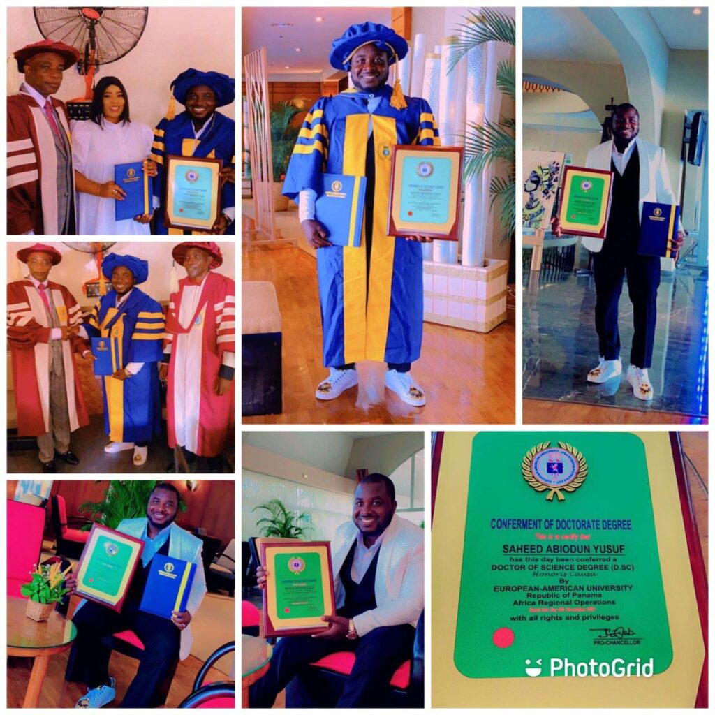 Amb. Saheed Abiodun Yusuf A real estate mogul & automobile dealer