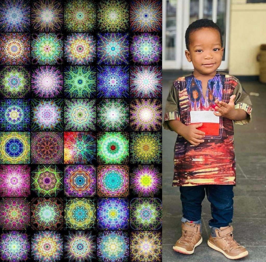 2-year-old Adejuwon makes history with debut solo exhibition