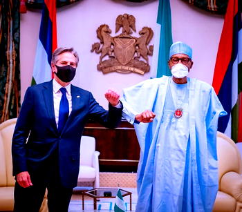 Endsars: We’re waiting for states, Buhari tells Blinken