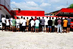 40 suspected internet fraudsters arrested in Port Harcourt