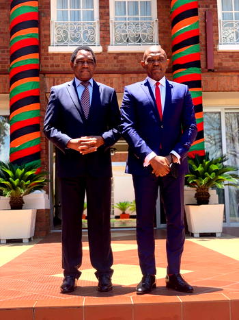 PHOTOS: Group Chairman, UBA, Tony Elumelu visits Zambian President