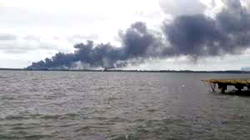 KPOFIRE: Woman leaves her three children in a boat, returns to meet them all burnt