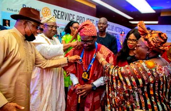 Rotn Kola Oluyemi unveiled as Victoria Island East Rotary Club new President