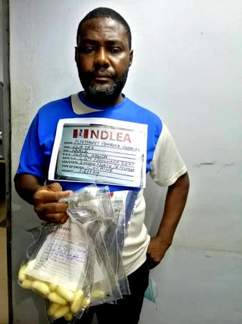NDLEA arrests father of 3 at Abuja Airport for ingesting 96 pellets of Cocaine