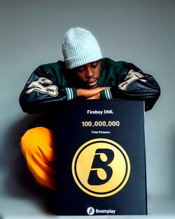 Fireboy joins Boomplay’s Golden Club as he surpasses 100 million stream milestone