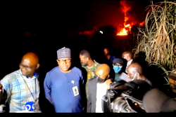 NNPC says Lagos pipeline explosion will not disrupt supply of petroleum products