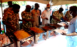 Christmas: COAS, CAS celebrate with troops in Maiduguri